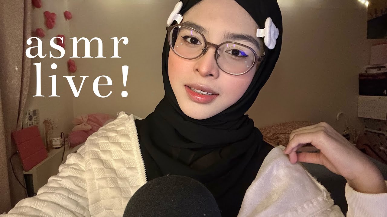 MY FIRST LIVE 💘🎀 COME HANG OUT AND TINGLE 🏃‍♀️💨