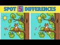 Spot 5 differences  find 5 differences between two pictures  riddle hunt