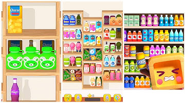 Goods Sort Puzzle Gameplay 2 , Android Games ios Walkthrough Simulator Think Brain