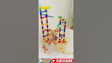 HABA Marble Run Race | ASMR | Kugelbahn #Shorts