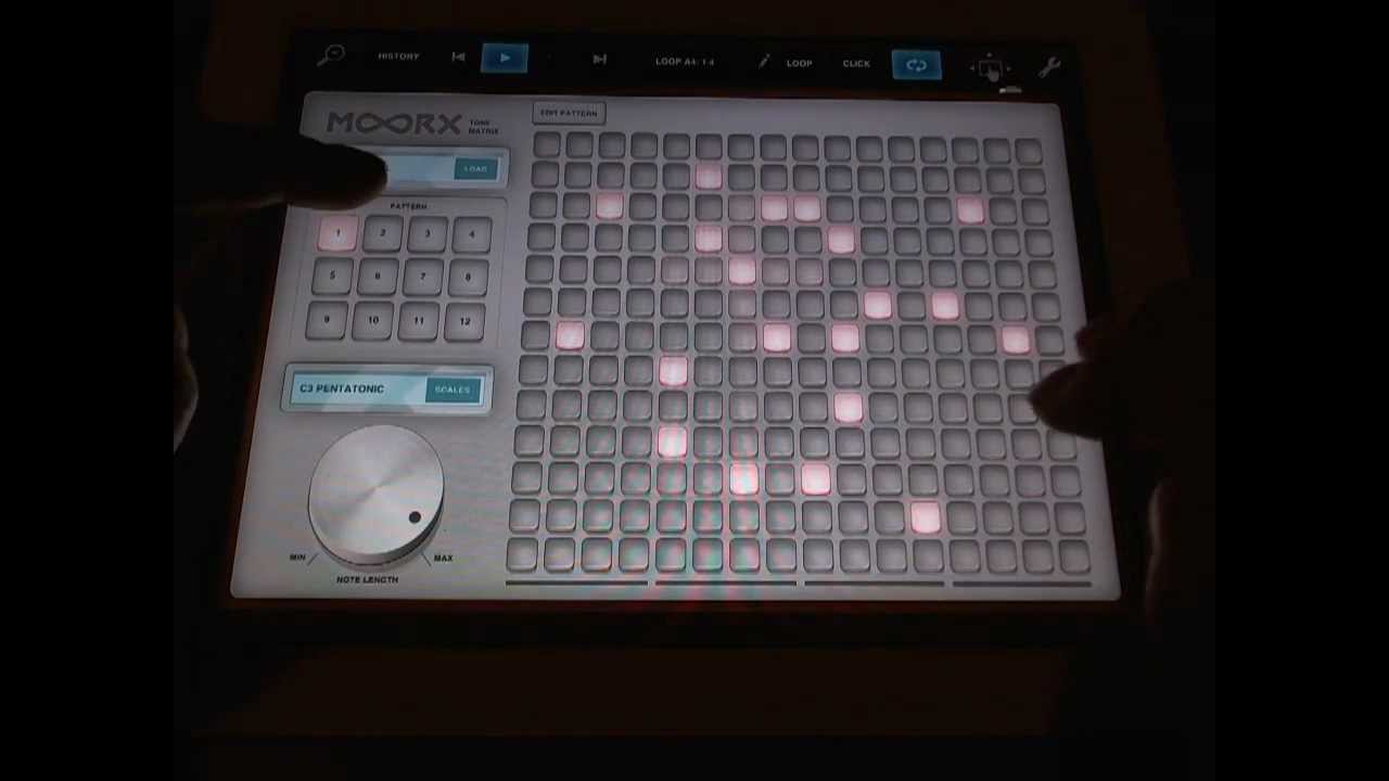 Tabletop iPad music YouTube