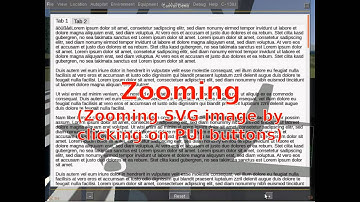 FlightGear Canvas - GUI Demo (Tabs & Scrolling)