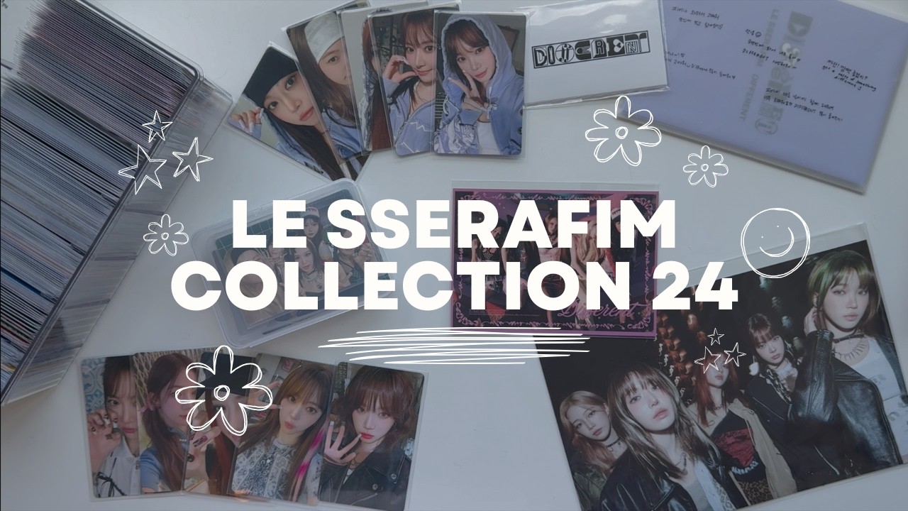 Коллекция фотокарточек LE SSERAFIM 24: РАЗНЫЕ