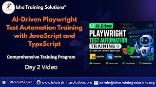 Playwright with JS/TS Day 2 on 24th April. Pls contact or WhatsApp us on +91-9133190573 to enroll.