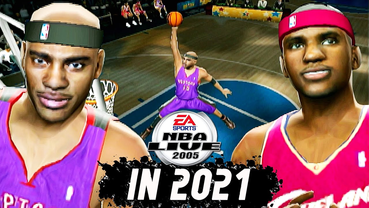 NBA LIVE 2005 LIVE 05 in 2021! REVISITING THE DUNK CONTEST 3WAY TIE