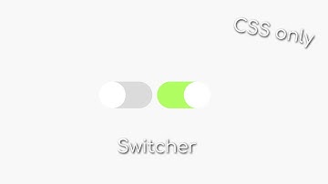 Создание переключателя на css | switch toggle button | html css