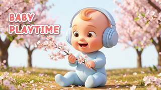 아기 놀이 음악 🌸 봄처럼 기분 좋아지는 피아노 | Baby Playtime Music