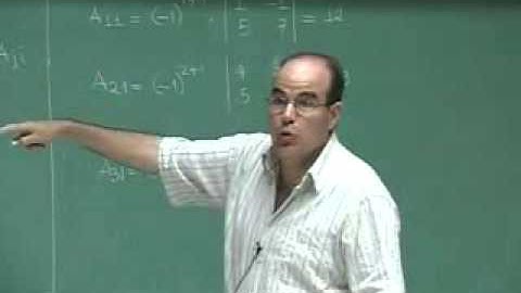 Clase # 05 Determinante. Matriz adjunta. 1/5