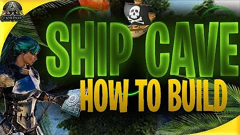 | How To Build Pirate Ship Underwater Cave | ARK FJORDUR | Base Tour |