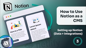 How to Use Notion as a CMS  (Part 3: Setting up Notion Data and API Integration)