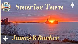 'Sunrise Turn' James R Barker arrived in Silver Bay 05/08/2024 by Duluth Harbor Cam 2,533 views 2 weeks ago 2 minutes, 13 seconds