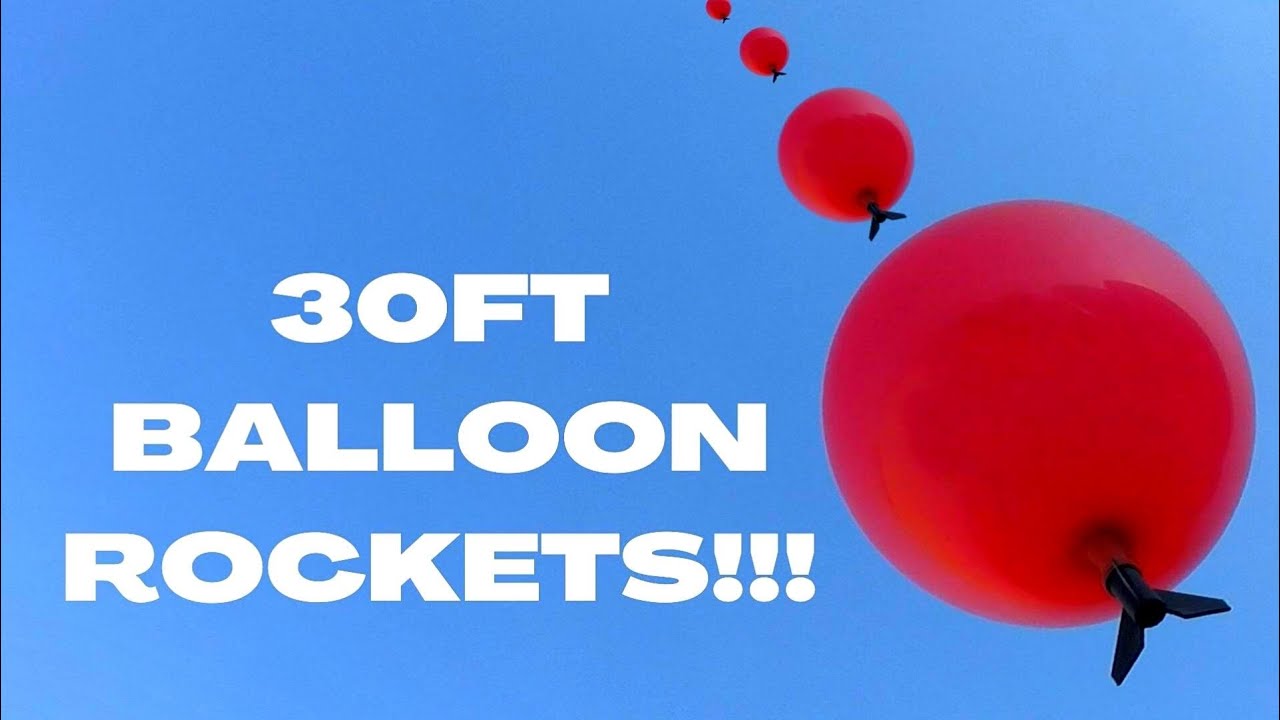 Balloon Rockets 3d Model 3D Printed Balloon Rockets - YouTube