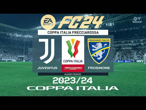 FC 24 Juventus vs Frosinone | Coppa Italia 2024 | PS5 Full Match