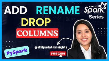 add, rename and drop columns, Literal() in dataframe | withcolumn and withcolumnrename in pyspark