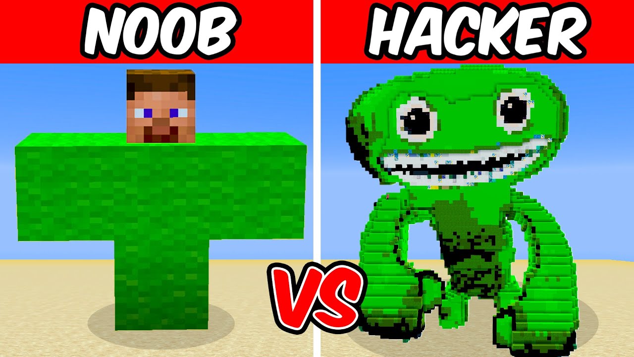 NOOB VS HACKER: Jumbo Josh Build Challenge! (Garten of Banban) 