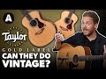 Taylor Gold Label Acoustic Guitars - Vintage Specs, Taylor Playability?!
