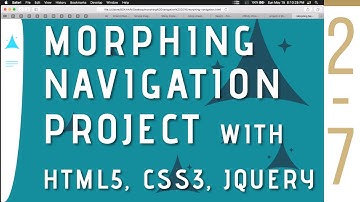 Morphing Navigation Menu Adding jQuery Click Functionality 2/7