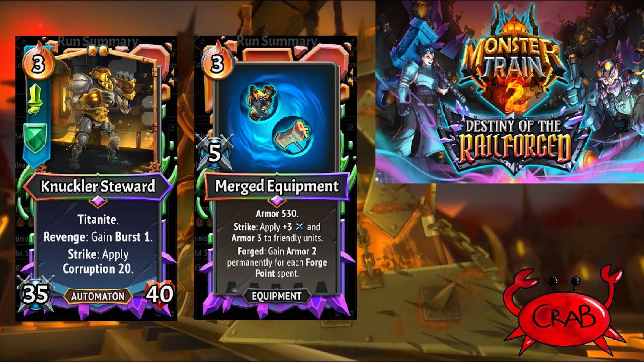 I Finally Got Knuckler Steward, Time To Hit Some Insane Forge Lines (Monster Train 2 Cov10 Gameplay)