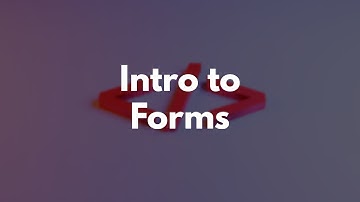 HTML Learning Path - Intro to Forms