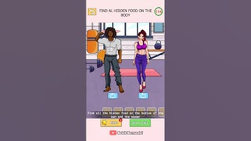 Tricky Twist Puzzle LVL 11 - FIND AL HIDDEN FOOD ON THE BODY #game #Riddles #shorts