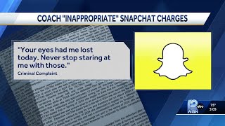 Coach 'inappropriate' Snapchat charges