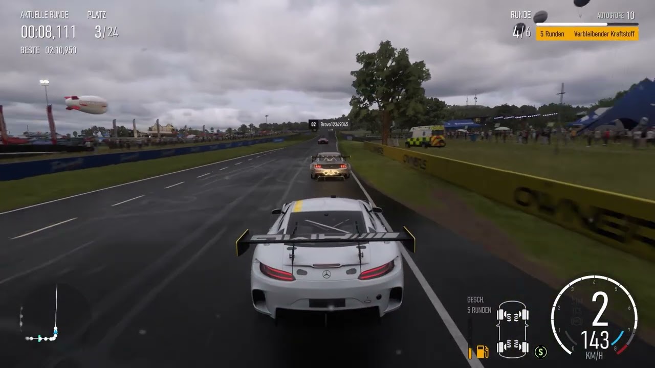 So close yet so far in the Mercedes Benz AMG GT3 at Bathurst (Forza Motorsport)