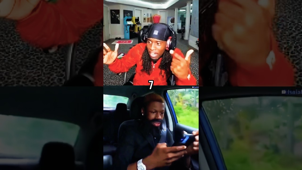 Kai Cenat Had Anxiety Watching Rakai Driving While On His Phone! 💀😭