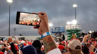 Trump Rally Des Moines Air Force One - Macho Man