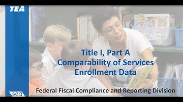 Title I, Part A - Comparability, Enrollment