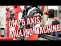 CNC 5 axis milling machine, machining, metalwork