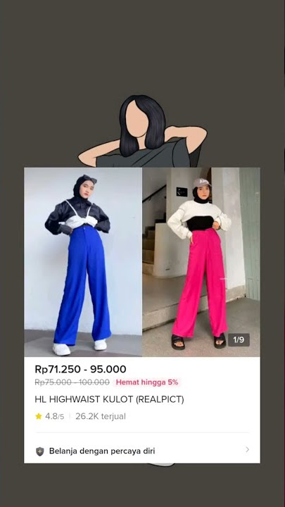 Racun Tiktok celana Highweist