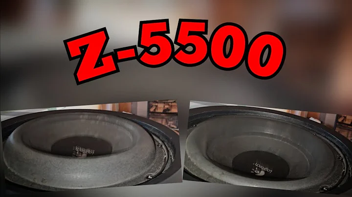 Logitech z5500 extreme bass test! (Almost blew it)