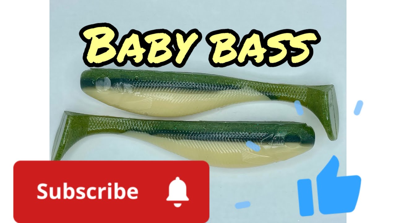 Simple baby bass swim bait pour
