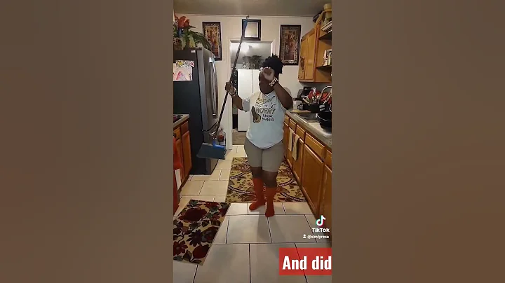 Dancing and cleaning