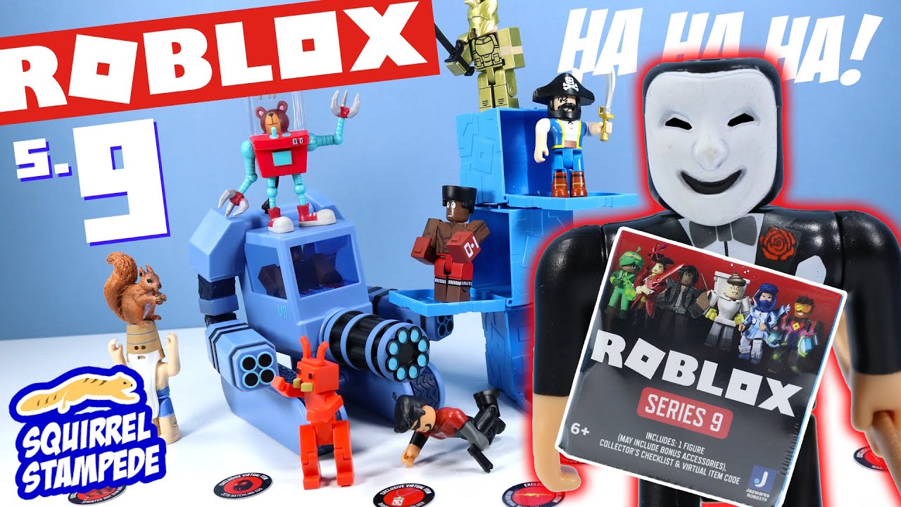 Roblox Series 9 Mystery Boxes Unboxing Review Youtube - roblox toys series 8 checklist