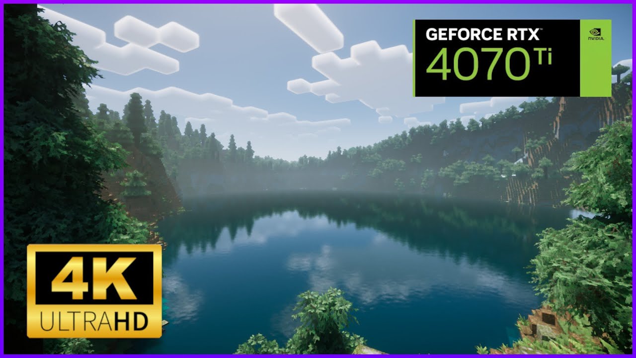 Minecraft: RTX 4070 TI  Benchmark | 4K - 1440p - 1080p | NostalgiaVX | Patrix 128x