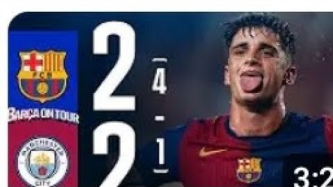 HIGHLIGHTS | FC BARCELONA 2 (4 - 1) 2 MANCHESTER CITY | USA TOUR 2024