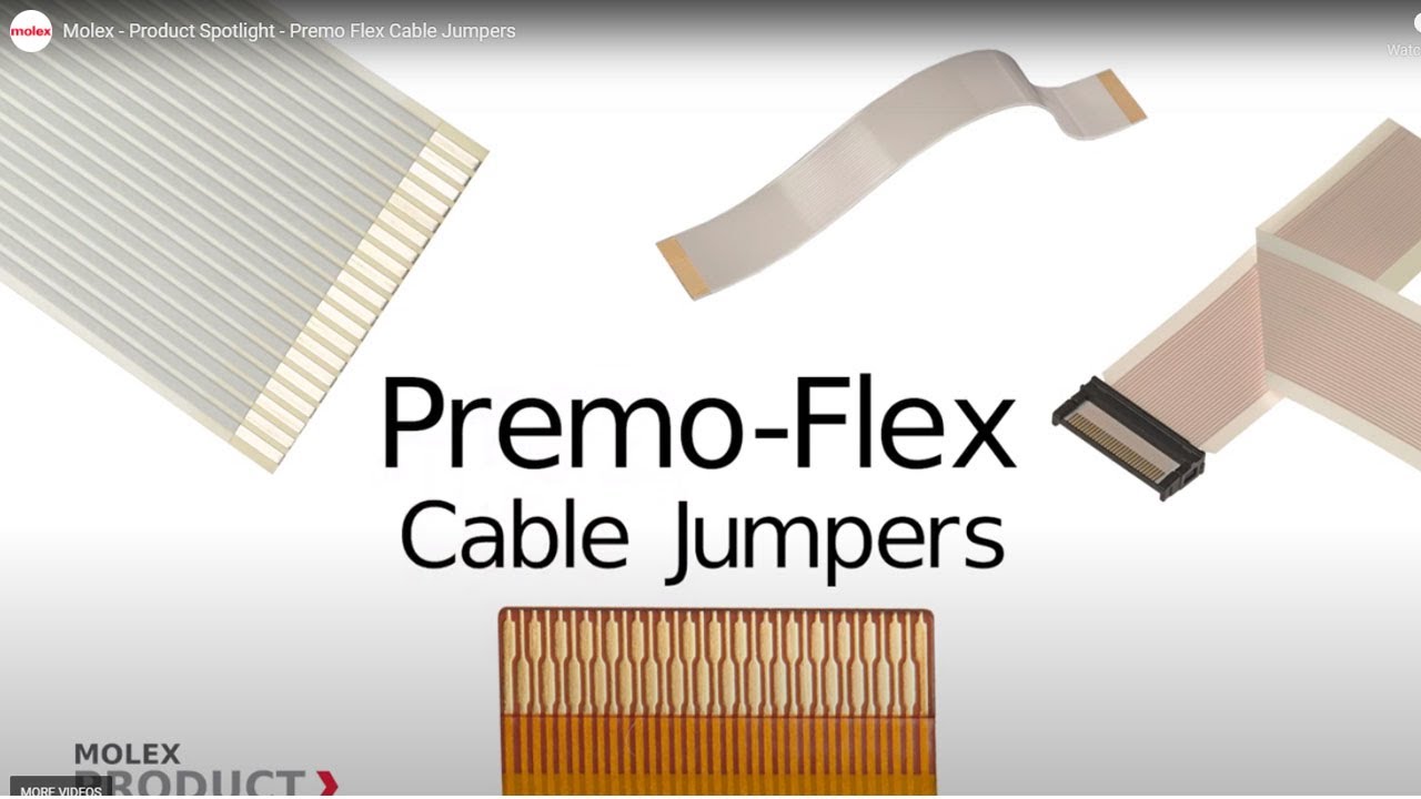 FFC/FPC Jumper Cables Premo-Flex 1.00 Lgt 152 TypeA 16P 98267-0321 Pack of 40
