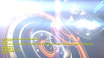News Time Broadcast Opener Apple | Apple Motion Template | VideoHive 26344592