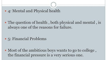 Ch 3 why Boys fail in college Lecture 1 12th English