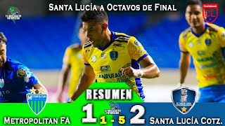 ¡HISTÓRICO! Metropolitan 1 (1) vs Santa Lucía Cotz. 2 (5) RESUMEN Y GOLES\/ Liga Concacaf 2021