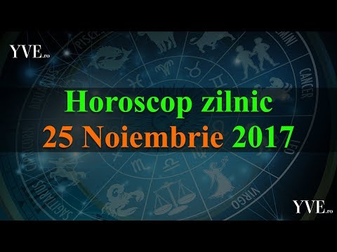 Video: Horoscop 25 Noiembrie