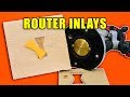 How to Make a Plunge Router Inlay with Wood Router Bushings