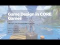 Core Games Features and Programming