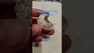 Thai Amulet Ring Hanuman Lp Phat Lucky Charm Pendant Talisman