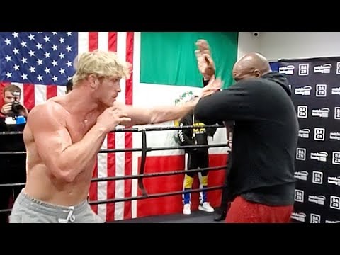 Logan Paul Hurts Shannon Briggs With Slap At Training Session