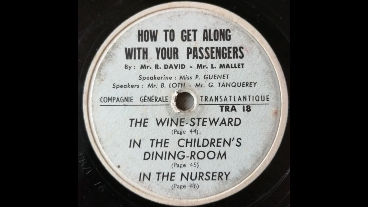 Compagnie Générale Transatlantique - formation -  1950