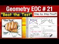 Geometry Proofs and Concepts Quiz