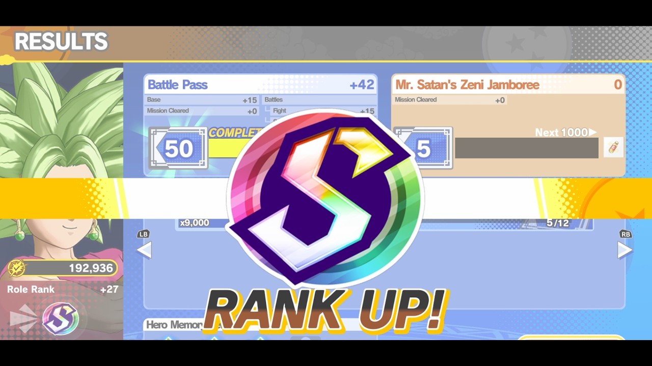 S Rank!!!!! | Dragonball Gekishin Squadra Ranked