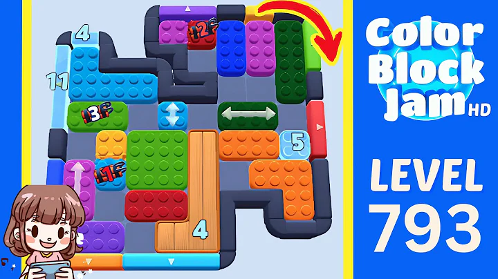Color Block Jam Level 793 Solution Walkthrough
